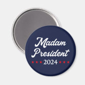 Madam President 2024 I - Kamala Harris マグネット (正面/裏面)