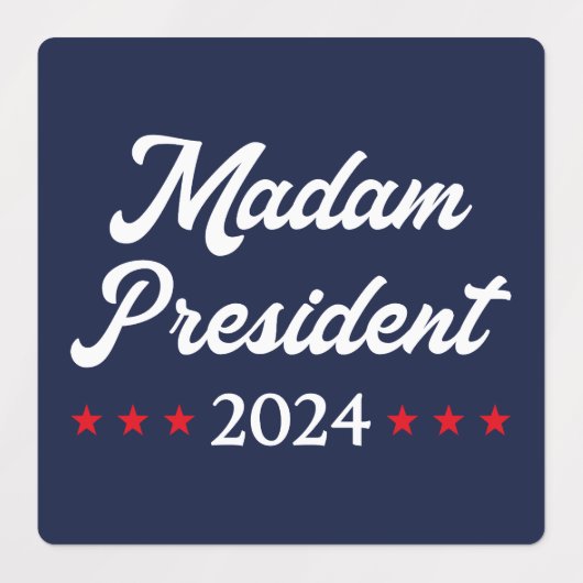 Madam President 2024 I - Kamala Harris ラベル (デザイン1)