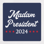 Madam President 2024 I - Kamala Harris ラベル (デザイン2)