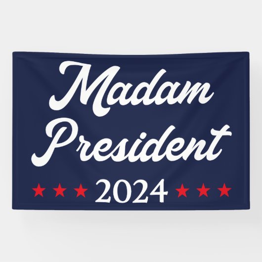 Madam President 2024 I - Kamala Harris 横断幕 (横)
