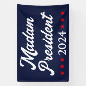 Madam President 2024 I - Kamala Harris 横断幕 (縦)