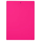 Madam President typography minimalist hot pink クリップボード (裏面)