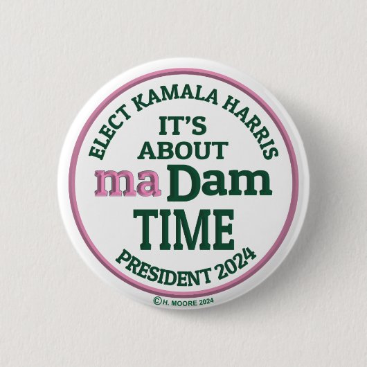 MaDam Timeについて 缶バッジ (正面)