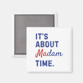 Madam TimeについてKamala Harris 2024社長Elec マグネット (正面/裏面)