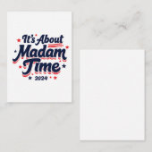 Madam TimeについてKamala Harris Ekection ノートカード (正面/裏面)