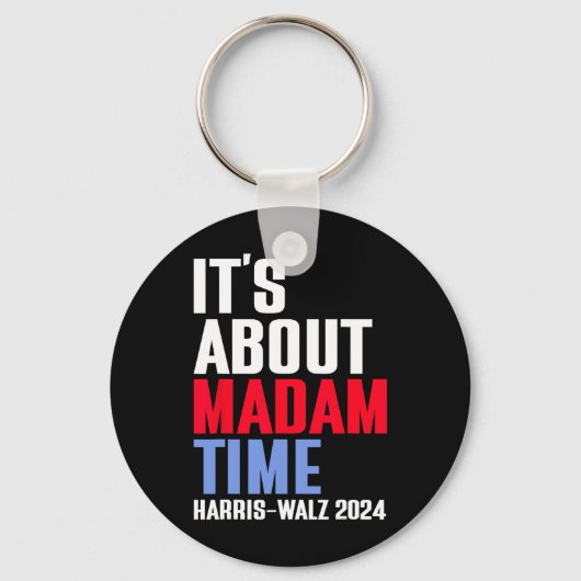 Madam TimeについてKamala Harris Tim W 2024 キーホルダー (正面)