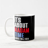 Madam TimeについてKamala Harris Tim W 2024 コーヒーマグカップ (左)