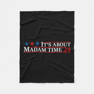 Madam Time Harris 2024についてKamala Chilless Cat フリースブランケット