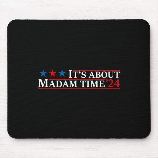 Madam Time Harris 2024についてKamala Chilless Cat マウスパッド (正面)