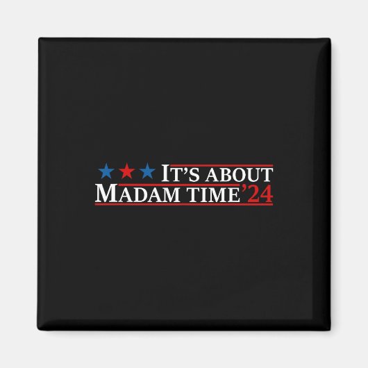 Madam Time Harris 2024についてKamala Chilless Cat マグネット (正面)