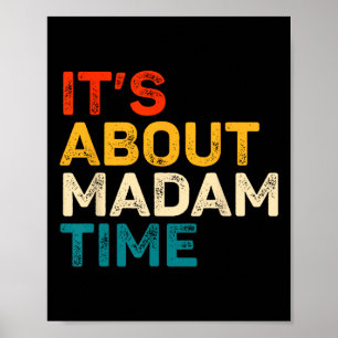 Madam Time Kamala Harris Election 2024についてだ ポスター
