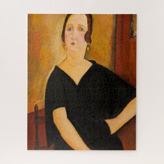 Madame Amee by Amedeo Modigliani ジグソーパズル (縦)