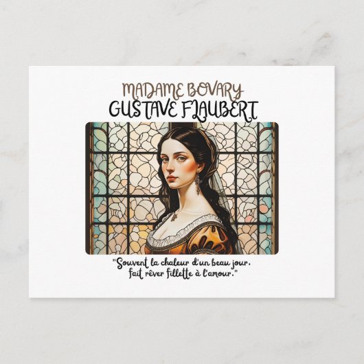 'Madame Bovary', by Gustave Flaubert ポストカード (正面)