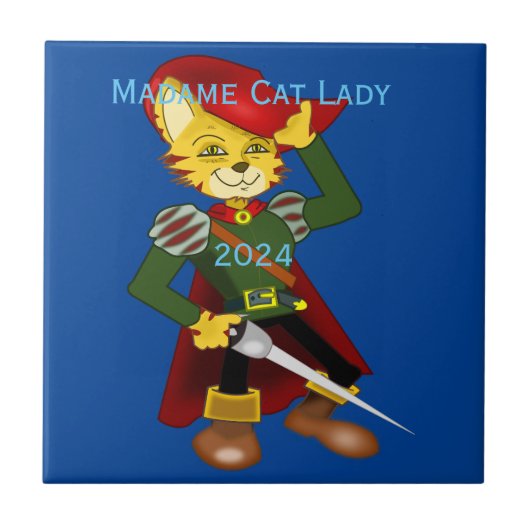 Madame Cat Lady 2024社長Thunder_Cove タイル (正面)