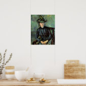 Madame Cezanne with Green Hat, ポスター (キッチン)