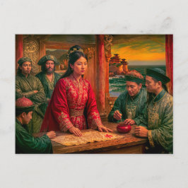 Madame Ching Pirate Queen Portrait ポストカード