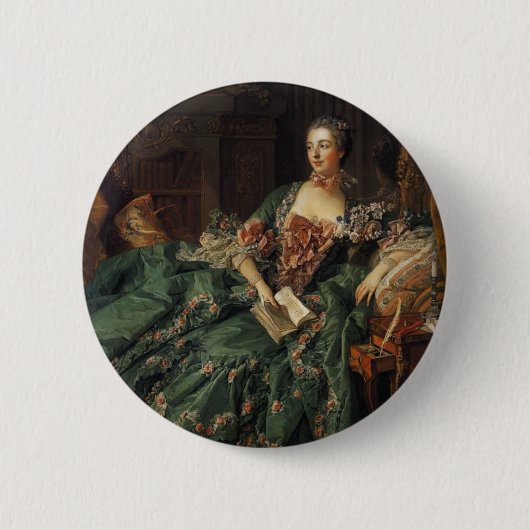 Madame de Pompadour 缶バッジ (正面)
