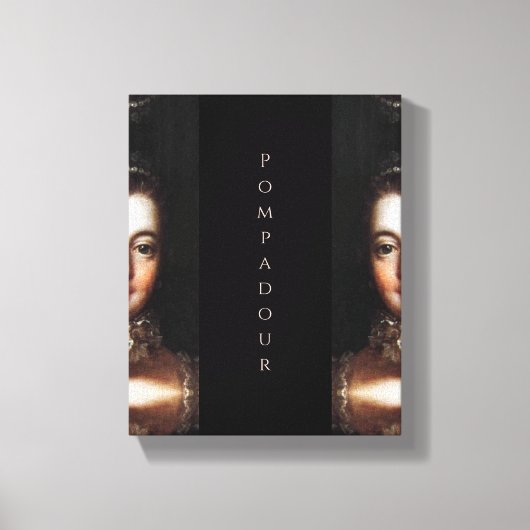 Madame de Pompadour baroque キャンバスプリント (正面)