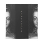 Madame de Pompadour baroque ノートパッド (正面)