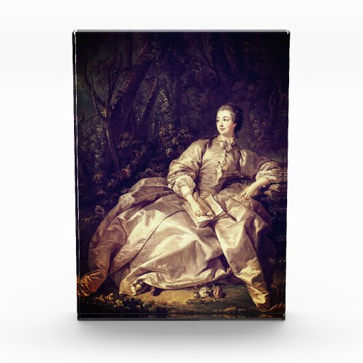 Madame de Pompadour – Francois Boucher – 1758 フォトブロック (正面)