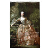 Madame de Pompadour – Jeanne Antoinette Poisson カレンダー (カバー)