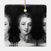 ♥ Madame de Pompadour shabby chic ♥ セラミックオーナメント (裏面)