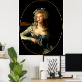  Madame Grand by by Elisabeth Louise Vigée Le Brun ポスター (ホームオフィス)