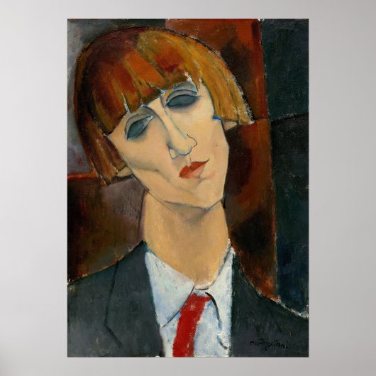 Madame Kisling – アメデオモディリアーニファインアートポスター ポスター (正面)