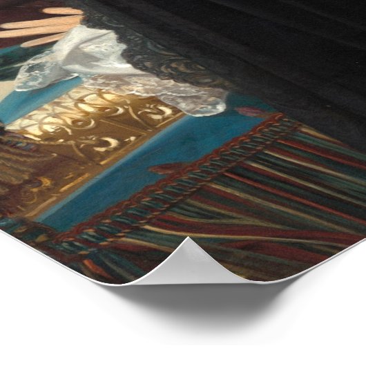 Madame Moitessier - Jean-Auguste- Ingres Fine Art ポスター (角)