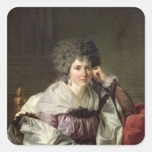 Madame Nicaise Perrin、Nee Catherine Deluze スクエアシール