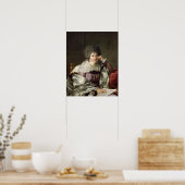 Madame Nicaise Perrin、Nee Catherine Deluze ポスター (キッチン)