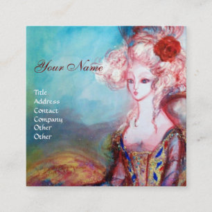 MADAME POMPADOUR美しい,サロン,スパ，メイクアップアーティスト スクエア名刺