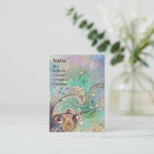 MADAME POMPADOUR美しい,サロン,スパ，メイクアップアーティスト 名刺 (スタンド正面)