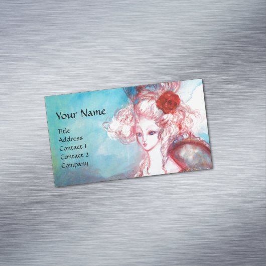 MADAME POMPADOUR ,美しい,サロン,スパ，メイクアップアーティスト マグネット名刺 (インサイチュ)