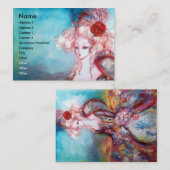 MADAME POMPADOUR ,美しい,サロン,スパ，メイクアップアーティスト 名刺 (正面/裏面)