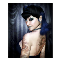 Madame Sophie Vampire Queen Poster/Canvas Print