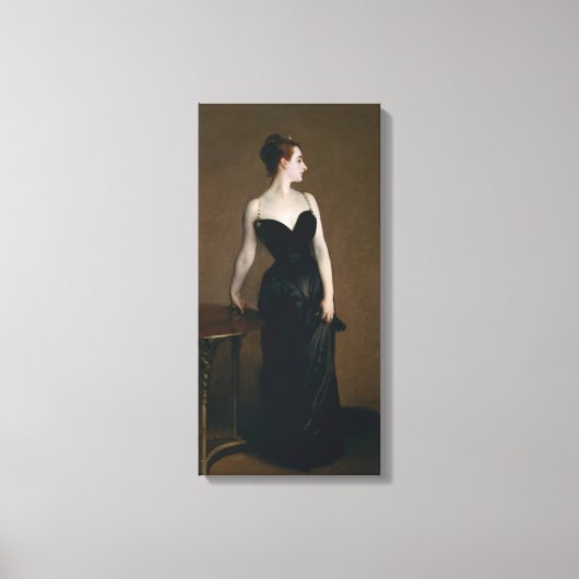 Madame X by John Singer Sargent キャンバスプリント (正面)