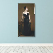 Madame X by John Singer Sargent キャンバスプリント (インサイチュ (ウッドフロア))