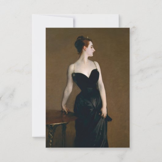 Madame X by John Singer Sargent サンキューカード (正面)