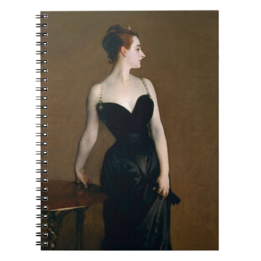Madame X by John Singer Sargent ノートブック (正面)