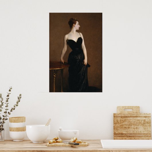 Madame X by John Singer Sargent ポスター (キッチン)