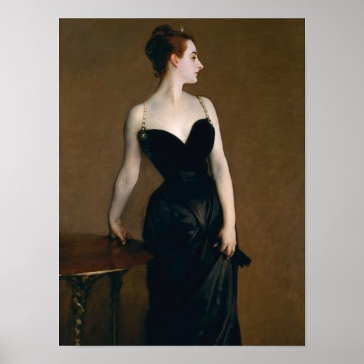 Madame X by John Singer Sargent ポスター (正面)