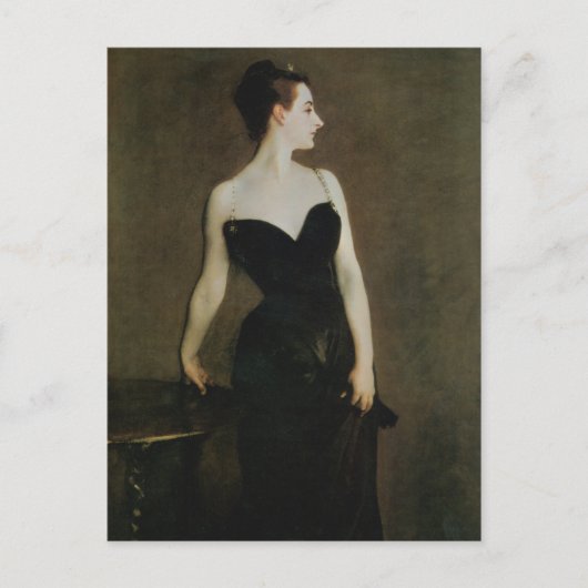 Madame X by John Singer Sargent ポストカード (正面)