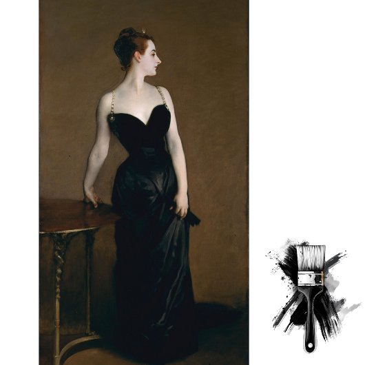 Madame X by John Singer Sargent 薄葉紙