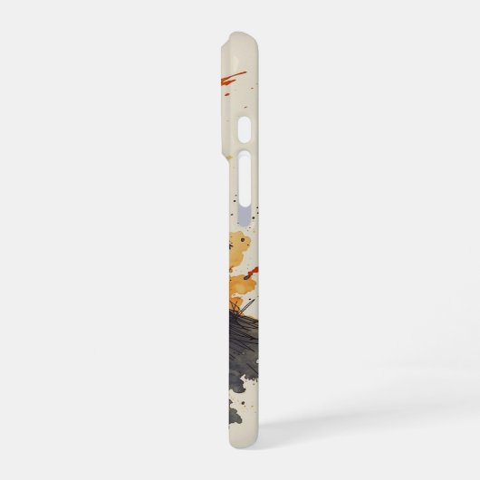 Madara Uchiha – Cinematic Watercolor iPhoneケース (左側面)