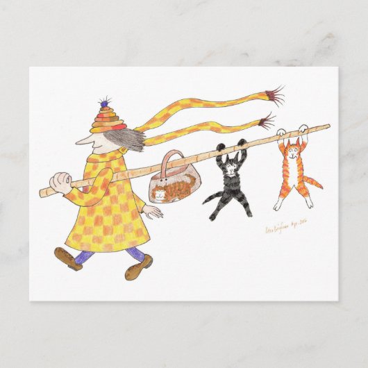 MadCatWomanおよびPolecats ポストカード (正面)