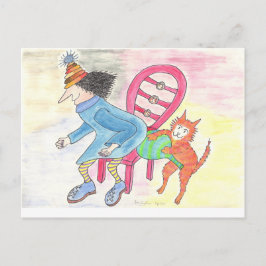 MadCatWomanおよびWhoopeCussionCat No.1 ポストカード