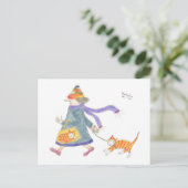 MadCatWomanは買物をすることを行きます ポストカード (スタンド正面)