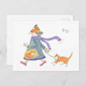 MadCatWomanは買物をすることを行きます ポストカード (正面/裏面)