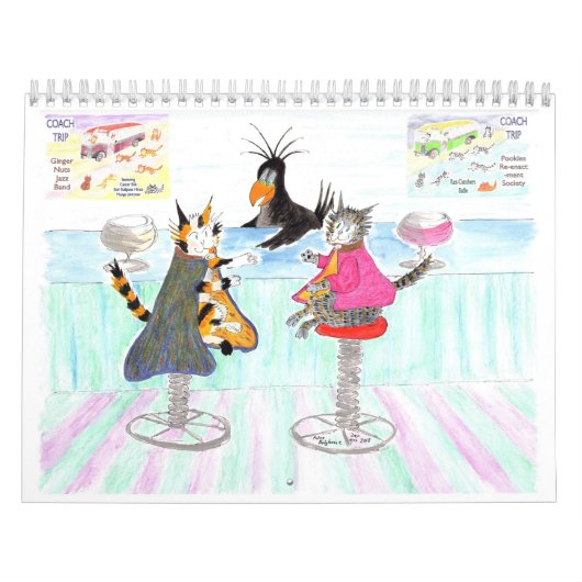 MadCatWoman及び猫のカレンダー カレンダー (カバー)
